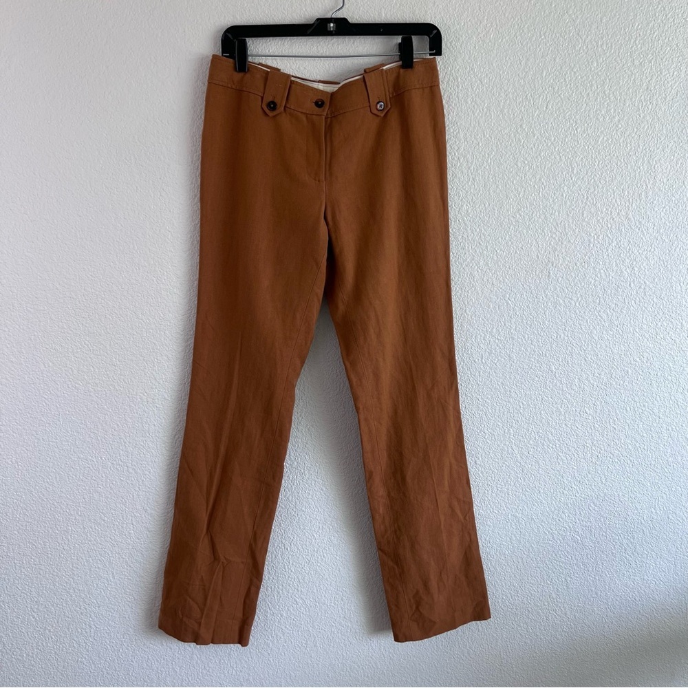 NWT Tory Burch Women's Skinny Auden‎ Pants in Terracotta